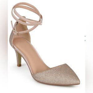 Rose Gold Wedding Heels